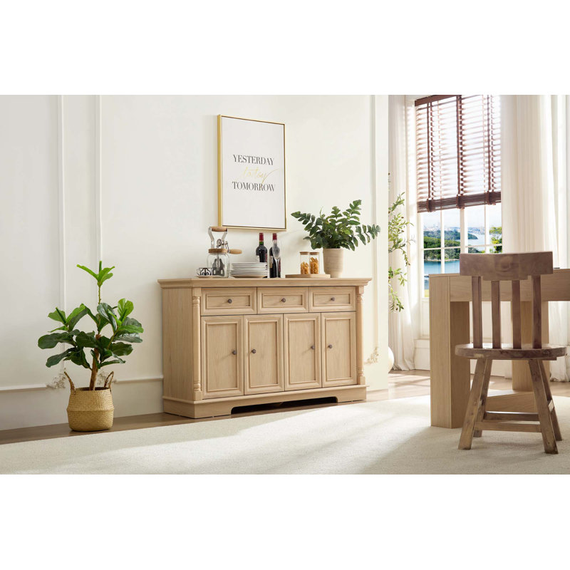 Sideboard Farmhouse Buffet, Wood