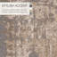Tapis en polypropylène / polyester abstrait tissé à la machine en doré / gris-1077414352