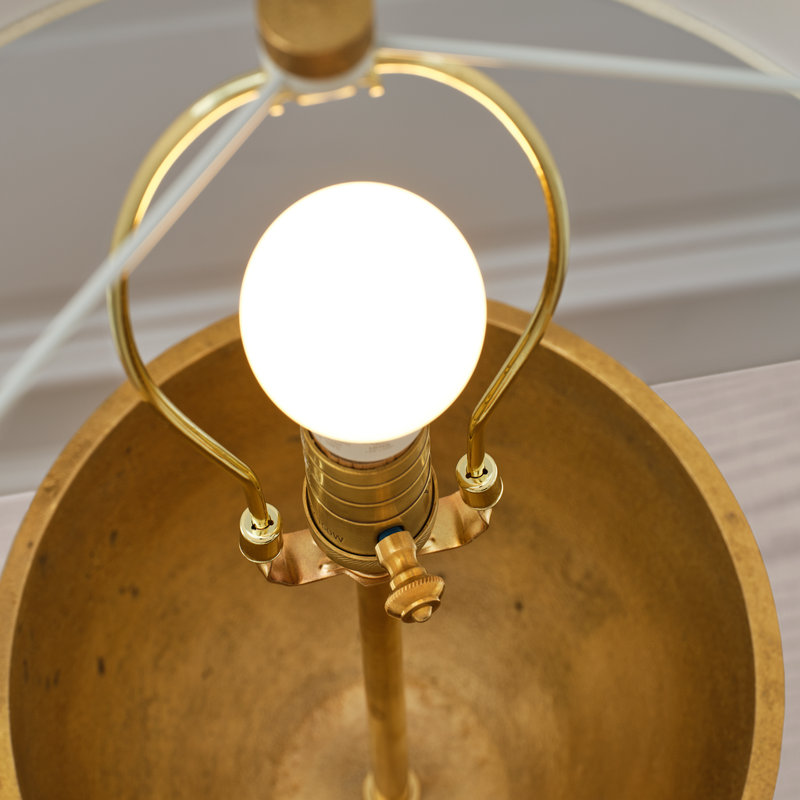 Eadan Table Lamp, Museum Brass