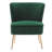 Tru 25" Wide Quilted Velvet Side Chair with Gold Legs-914813795