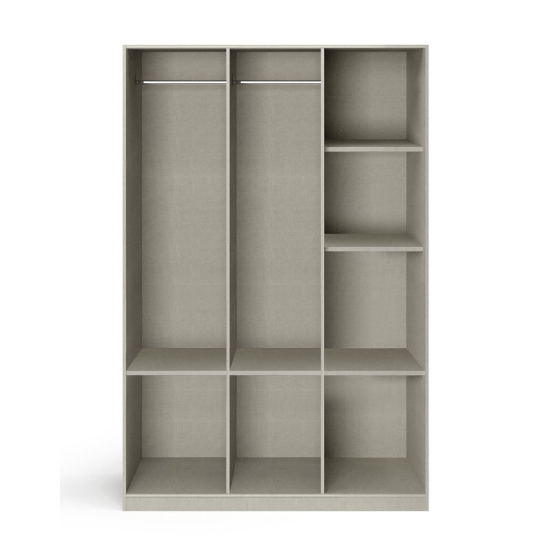 Bremen 3 Door Wardrobe, Alpine White