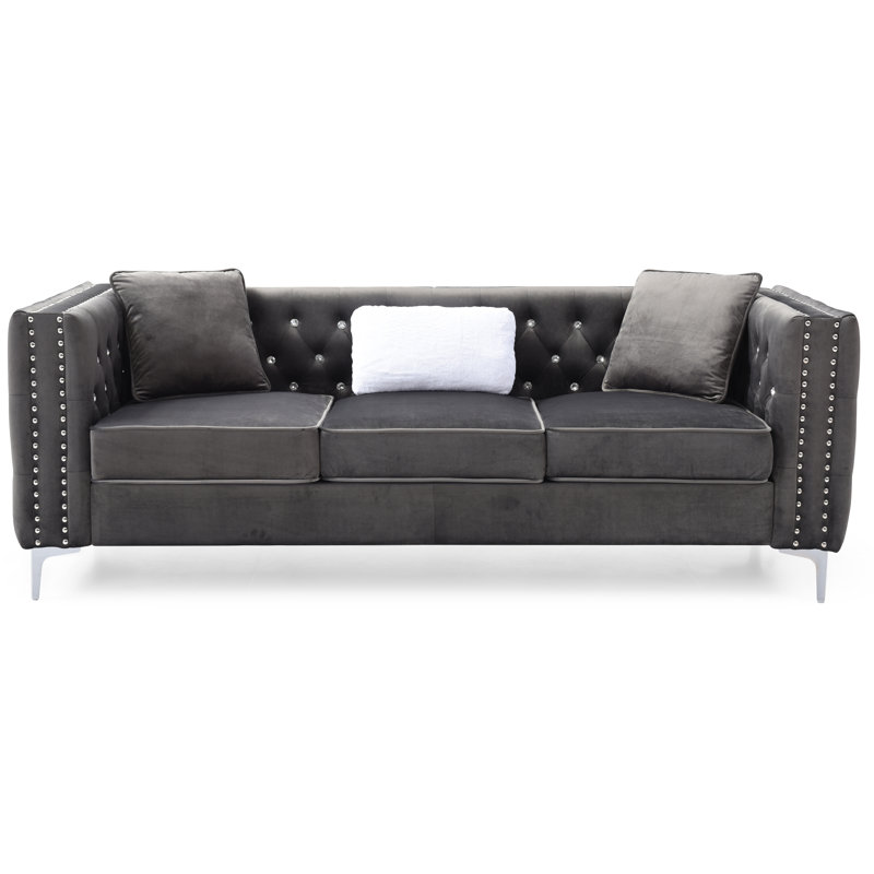 Paige G822A-S Sofa, Gray