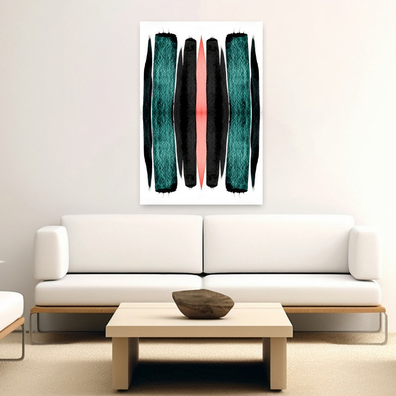 Art contemporain, art contemporain abstrait, H 60 po x l 40 po