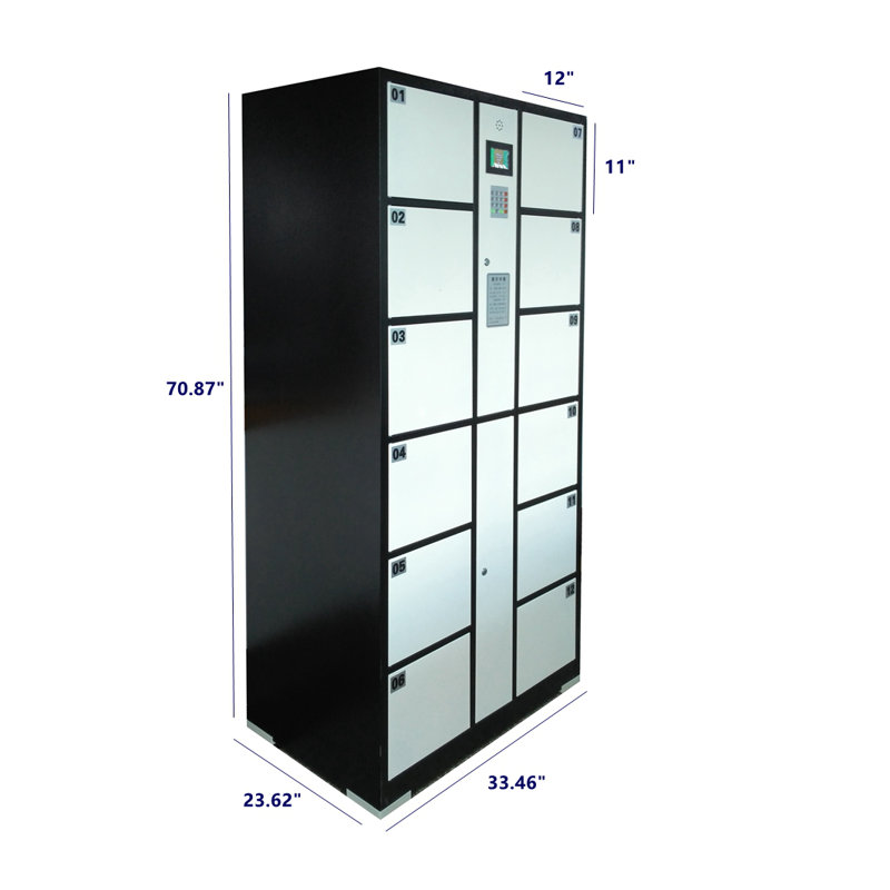 Metal Storage Locker Computer Control Smart Access Digital Lock Public Locker Private Locker Make to Order 3 Month Leadtime. Extra Duty TBD 18349