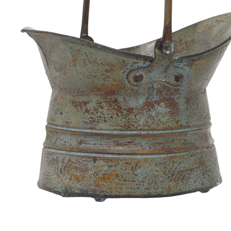 Bronze and Silver Metal Rustic Industrial Planter Set