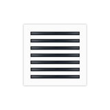 BUILDMART - 14x14 Modern AC Vent Cover - Standard Linear Slot Diffuser - Register Grille / Size: 2" H x 14" W x 14" L
