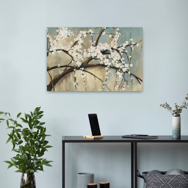 Paysage, nature, plantes, fleurs, Osaka, art mural, H 16 po x l 24 po