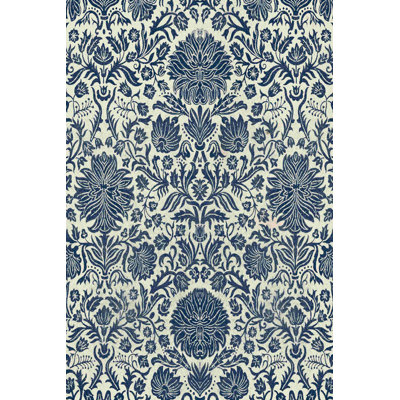 Tapisserie baroque en bleu marine I