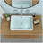 24"x16" White Ceramic Rectangular Vessel Bathroom Sink