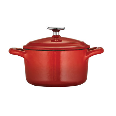 Petite cocotte ronde en fonte émaillée de Gourmet