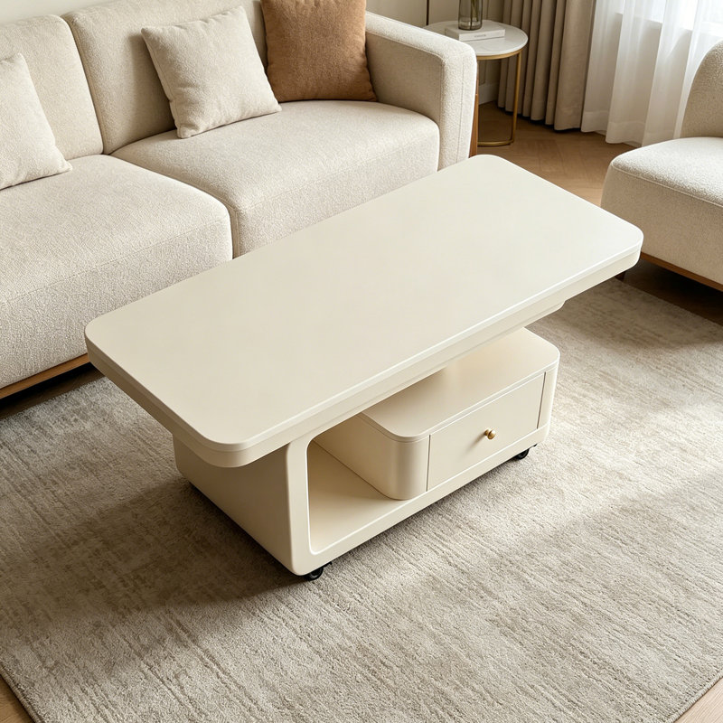 Glendenning, Crème, Blanc, H 17,71 po x L 35,43 po x l 19,68 po