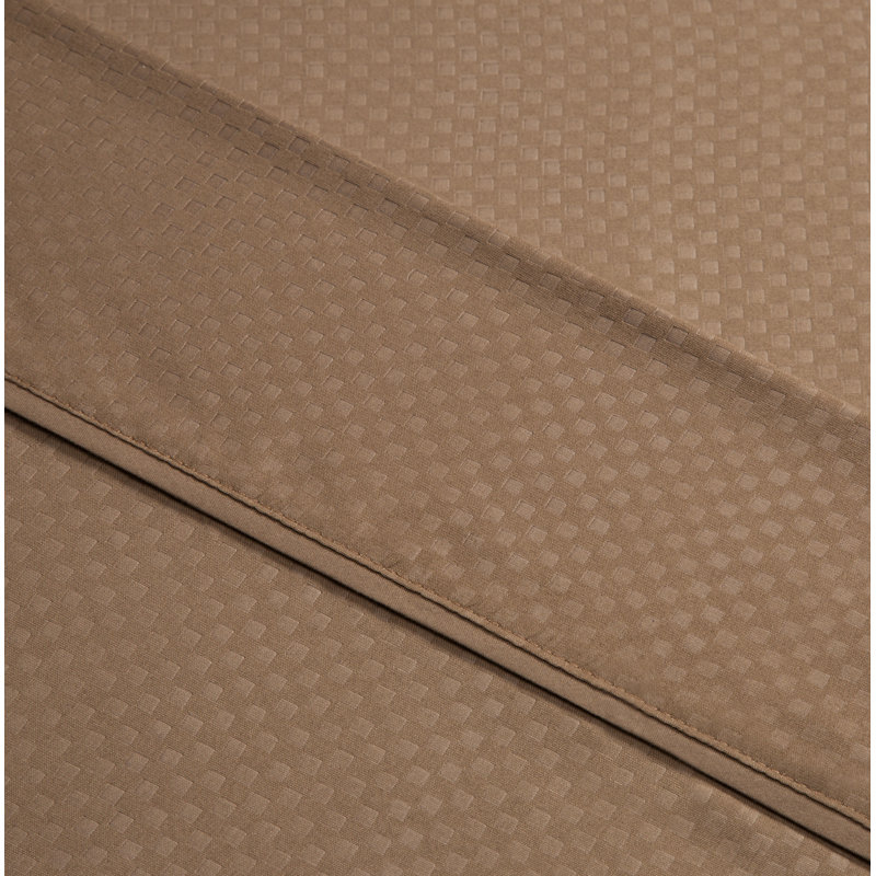 Ensemble de draps 4 pièces, Ensemble de draps pour lit simple + 1 drap-housse , Taupe