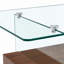 Kaiser Coffee Table with Glass Top & Double-Layer Storage-630972875