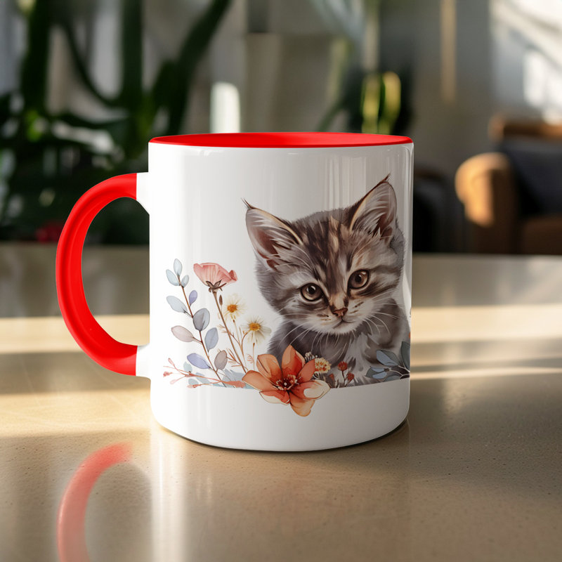 Mug, Red, 3