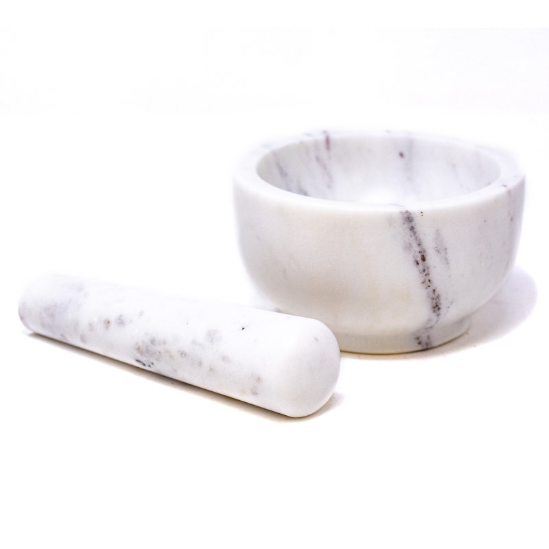 Stoneware Mortar And Pestle Set