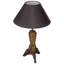 Lampe de table 18" à trois têtes anubis sculpturale