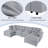 Kustas 130" Chenille Sectional Sofa-1941602198