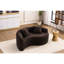 Ly - 042 éponge à compression complète, chenille brune, 2 sièges pour la chambre à coucher, 400 lb, l 66,9 po, avec symbole du tai-chi, inspiration, chenille courbée à double profondeur à installation rapide pour petits espaces, assise souple moyenne,