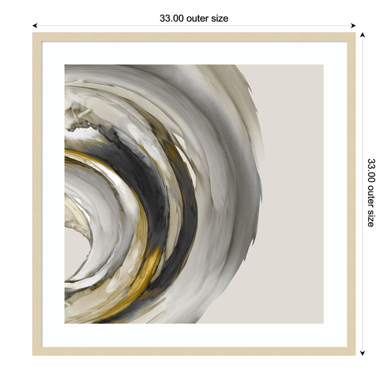 «Odyssey» par Jacob q, impression sur bois encadrée, H 33 po x l 33 po