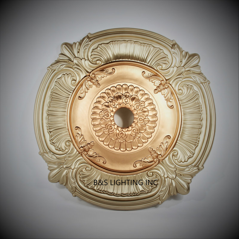Ceiling Medallion, 4" H x 30" W x 30" D