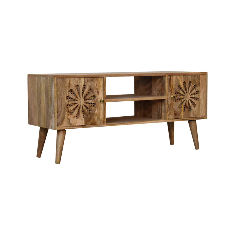 Unité multimédia Rosalie en bois massif