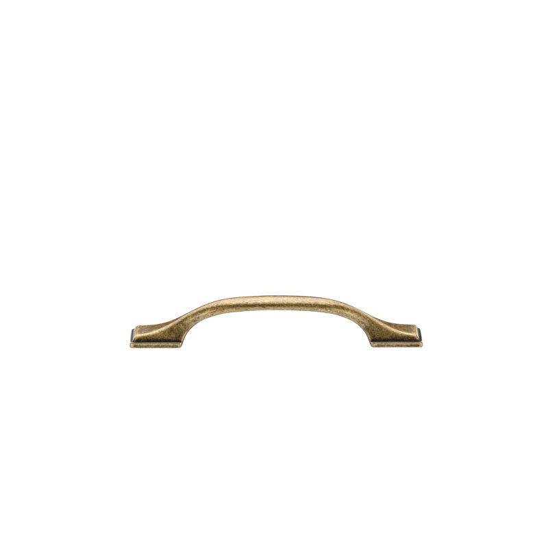 Luca Cabinet Pull, Distressed Brass, 5 1/16"