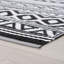 Tapis noir / blanc intérieur / extérieur Mercedes-894128535