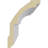 Endurathane Classic Cove Crown Moulding, 3 5/8"H x 2 1/2"P x 4 5/8"F x 94 1/2"L, Factory Primed