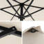 264cm Cantilever Parasol