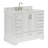 43'' Single Bathroom Vanity with Carrara Marble Top-93359350