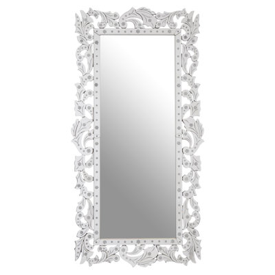 Kelliher Solid Wood Flat Wall Mirror