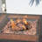 24" H X 34.6" W Outdoor Square Propane Fire Pit Table