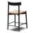 Hamm Woven Solid Wood Counter Stool