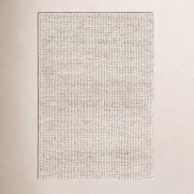 Hero Handwoven Flatweave Ivory Area Rug