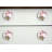Set of Twelve Pink And White Floral Ceramic Drawer Pull Knobs