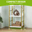 17 Stories 6-Tier Floor Standing Bookcase With 4 Hooks-198455974