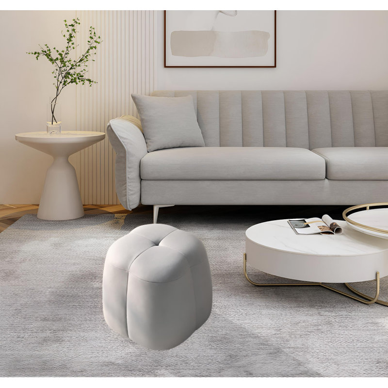 Tabouret d'appoint Sachelle, Gris