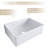 28" L x 20"  W Undermount Ceramic Single Bowl Farmhouse Apron Front Kitchen Sink with Sink Grid