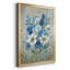 Toile encadrée de qualité supérieure Blue Garden II - prête à être accrochée-1278566052-1278566055