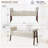 Lovice Polyester Blend Upholstered Bench-349677263