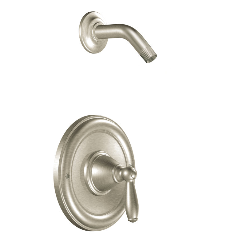 Brantford Posi-Temp Shower Arm and Handle, Brushed Nickel