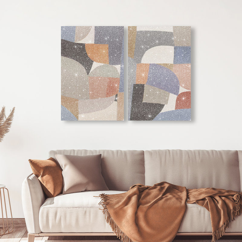 Muted Prelude Set Set by Oliver Gal, 30"H x 20"W, Gallery Wrapped