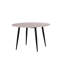 Round Metal Base Dining Table