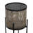 2 Piece Metal Indoor Outdoor Planter with Removable Stand Set
