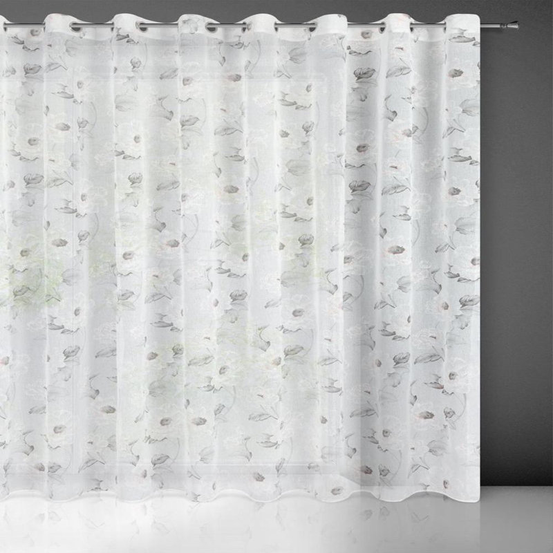 Agustiniano Room Darkening Curtain Single Panel, Pink