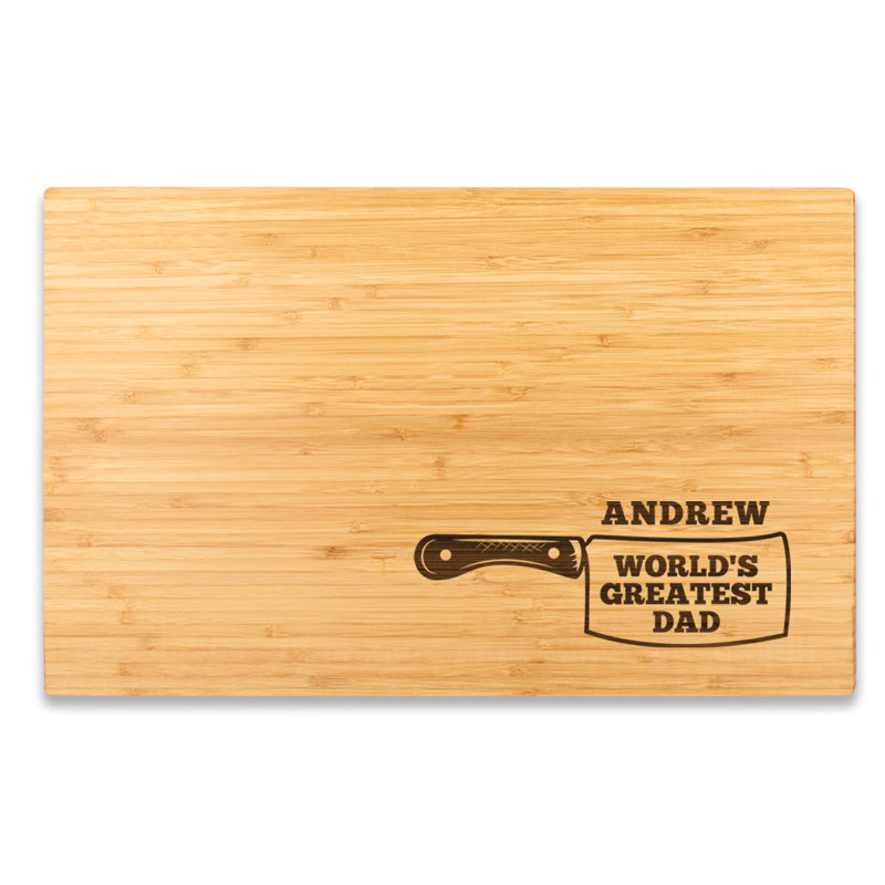 Koyal Wholesale Bamboo Laser Engraved Cutting Board, Yes