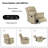 Inglenook 32" Wide Genuine Leather Power Swivel Standard Recliner-851609720
