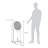 Newair Evaporative Air Cooler and Portable Cooling Fan in White , 3 Fan Speeds, 470 CFM