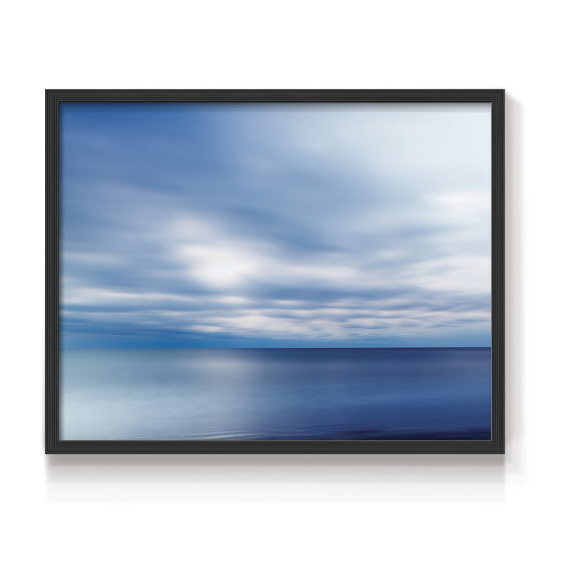 «Forever Blue», impression encadrée, H 8 po x l 10 po, Noir, noir, noir, noir