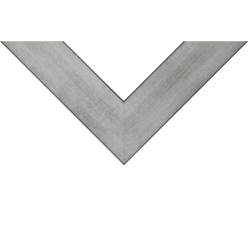 Cadre 14 po x 18 po argenté pour entreprise, moulure en panneau de fibres à densité moyenne de 2 po, comprend acrylique et support, cadre d'affichage mural pour art, affiches ou photos